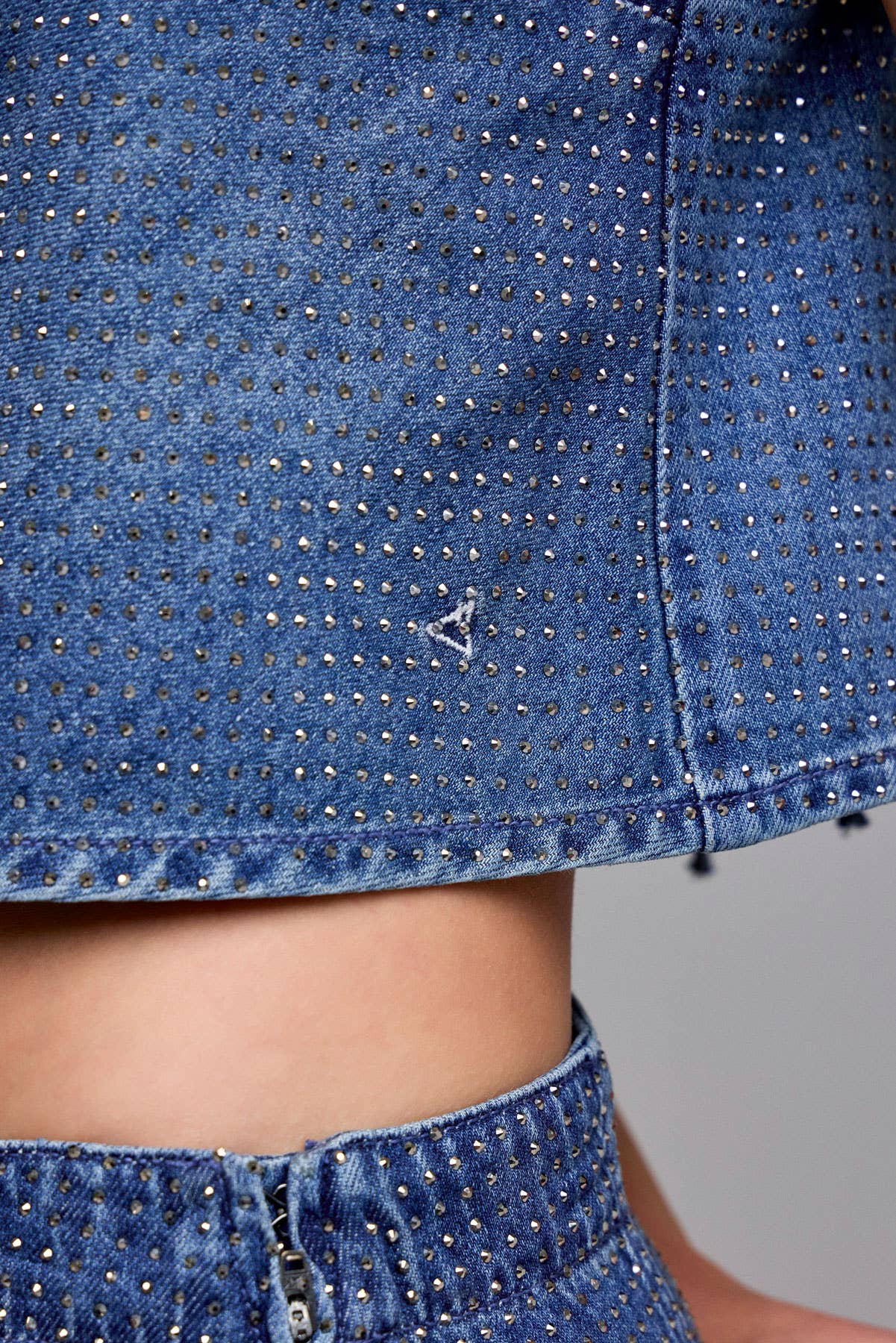 Rhinestone Rebel Top