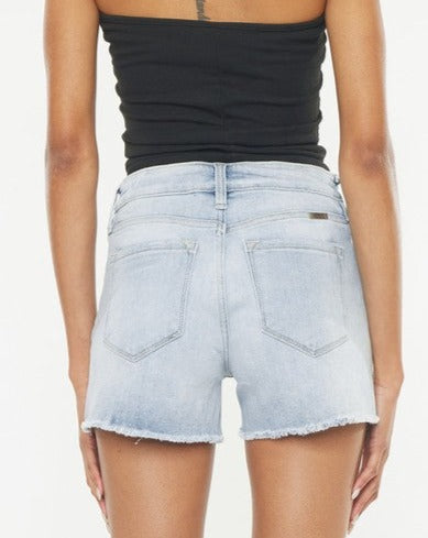 Kan Can High Rise Denim Shorts Jeans