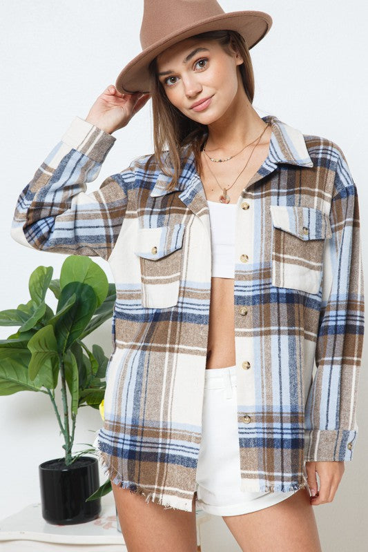 Plaid Shirt Jacket