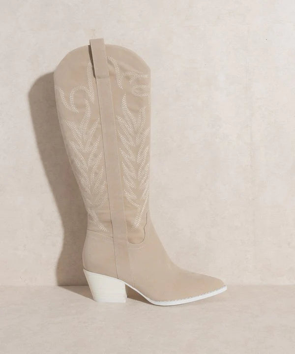 Akira Knee-High Cowgirl Boots