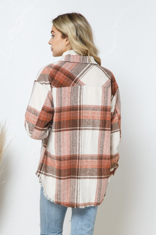 Plaid Shirt Jacket