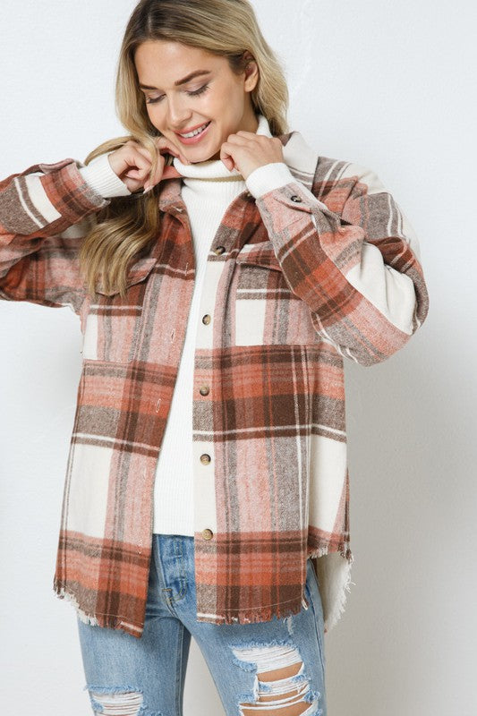 Plaid Shirt Jacket