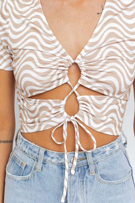 Criss Cross Crop Top