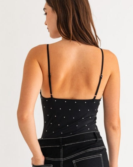 Hot Fix Sleeveless Bodysuit