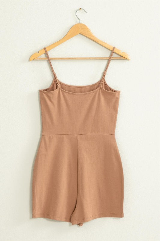 Love me Fitted Sleeveless Romper