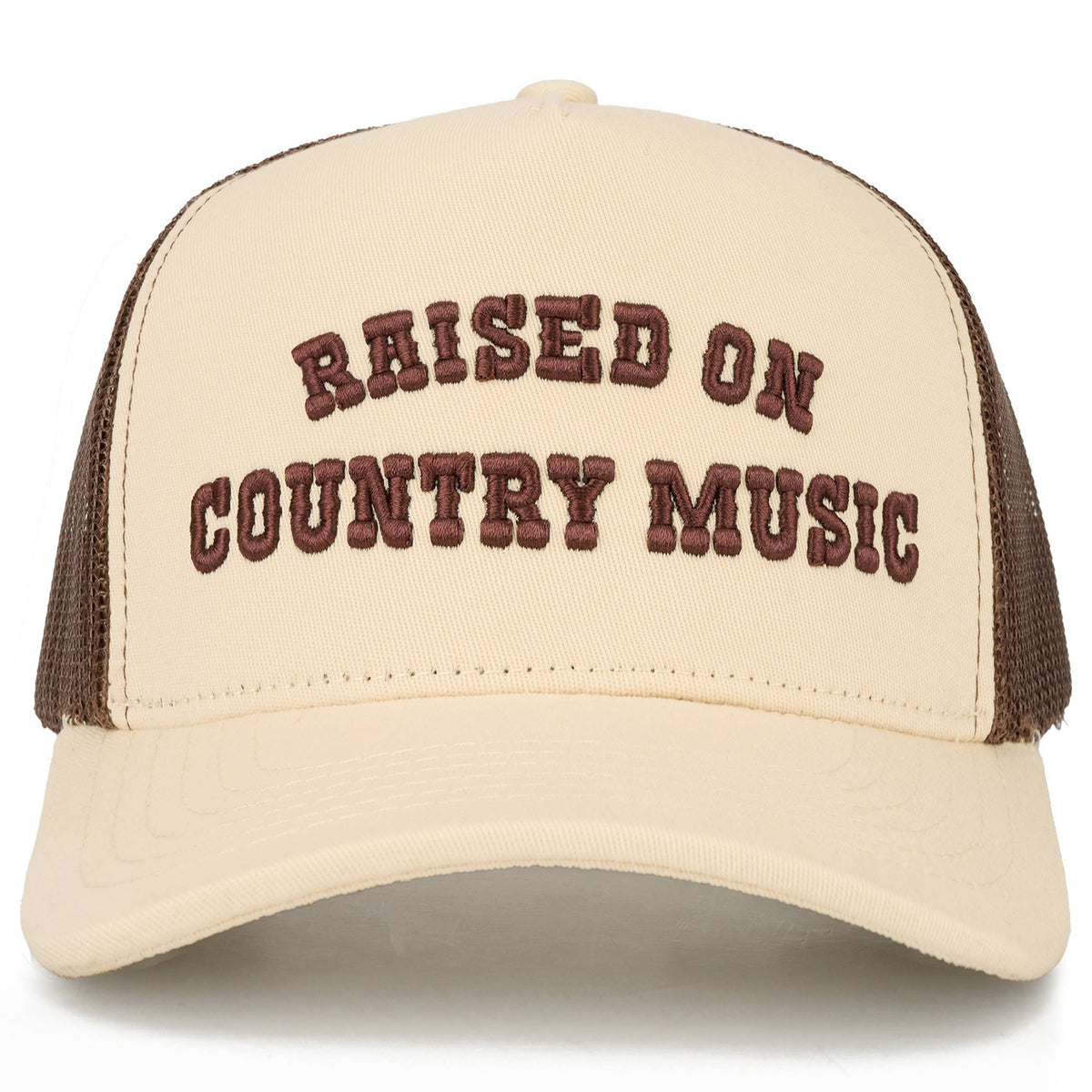 Raised on country Two Tone Trucker Hat