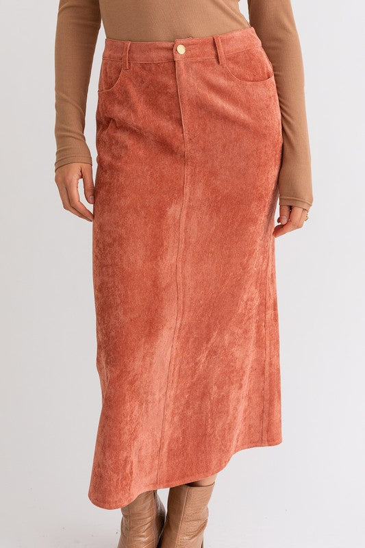 Layla Cord Maxi Skirt