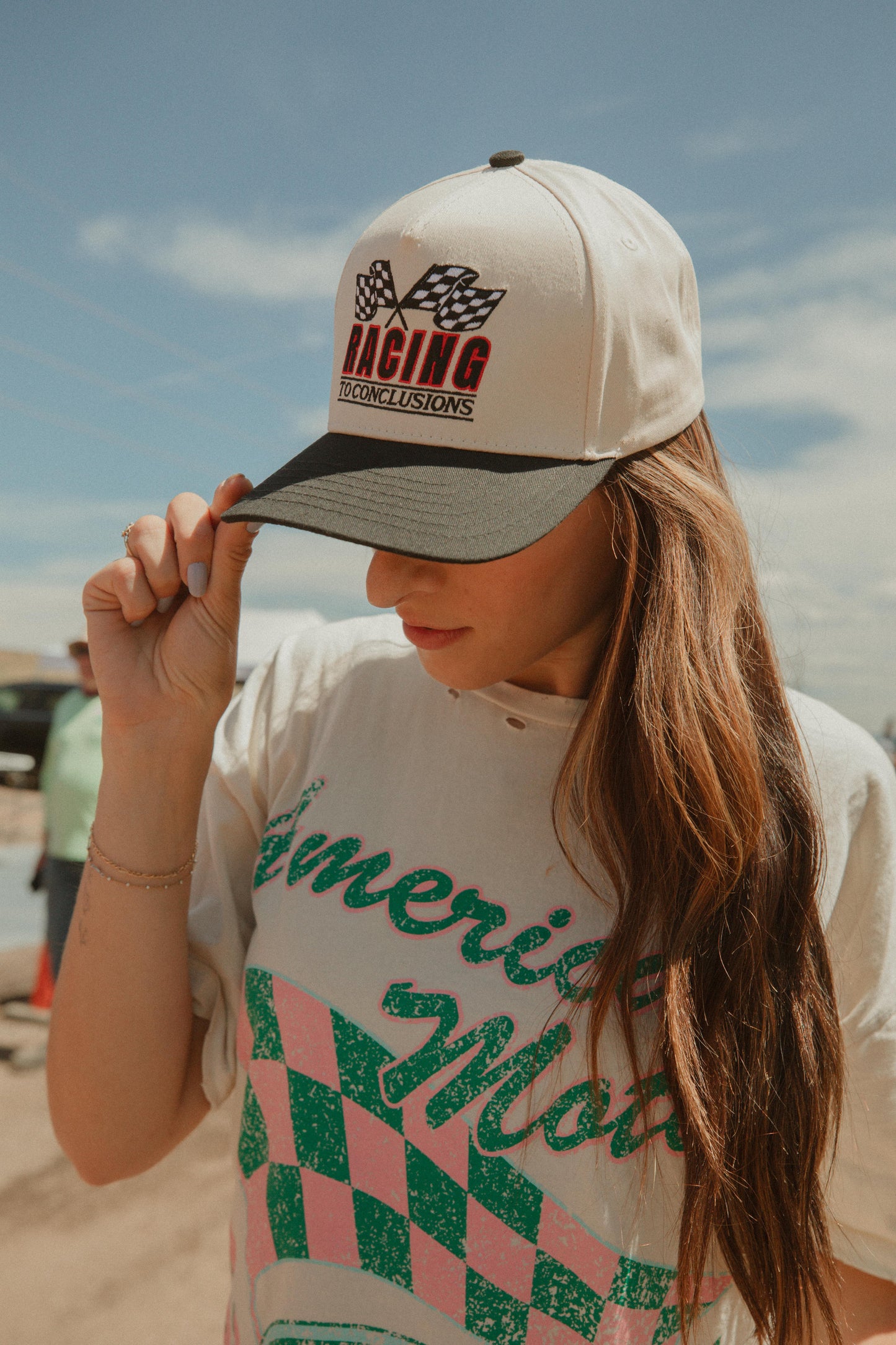 Racing Team Oversized Graphic Tee