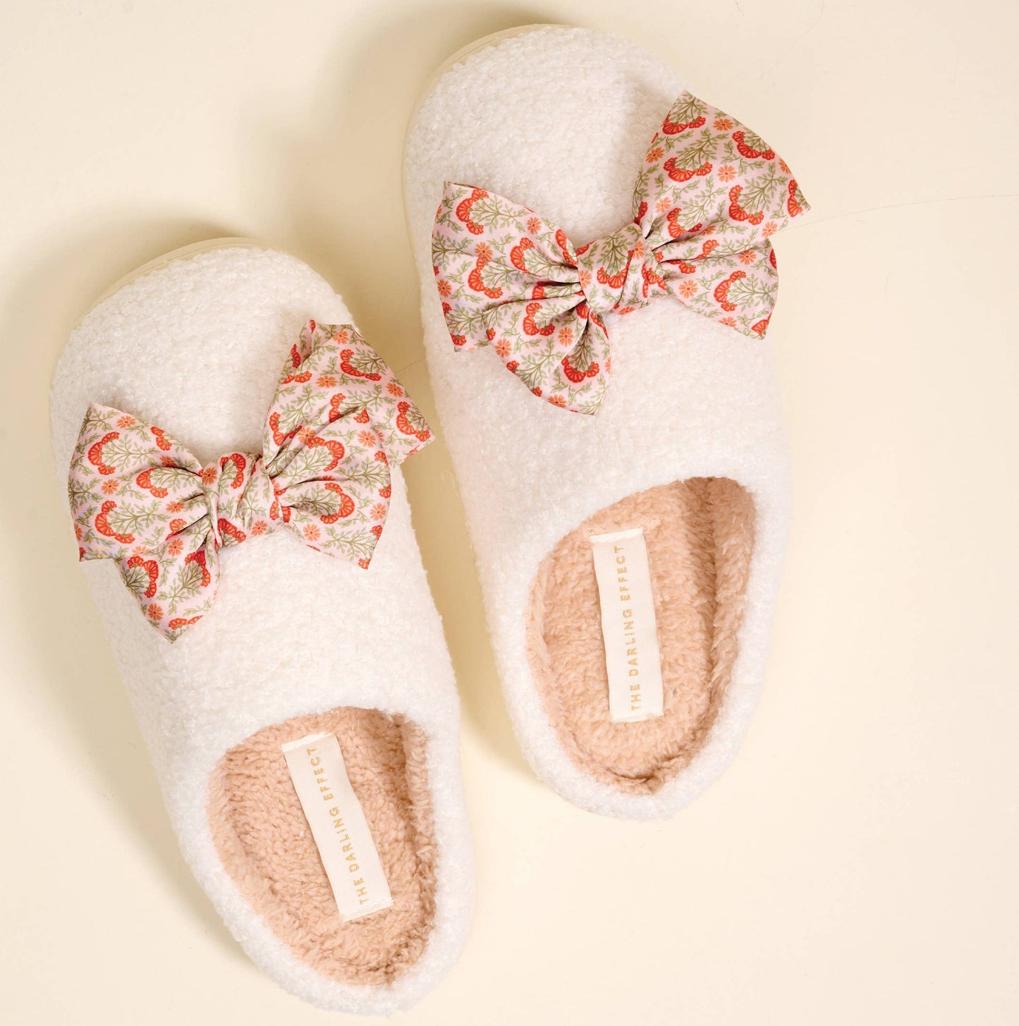 Fuzzy Slippers - Everbloom Dusty Rose