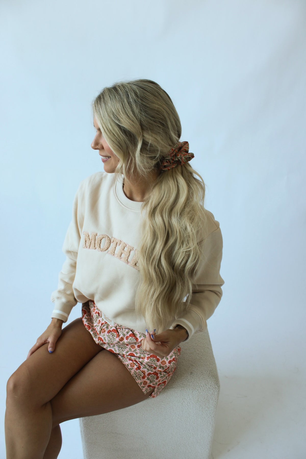Ruffle Up Scrunchie - Everbloom Dusty Rose