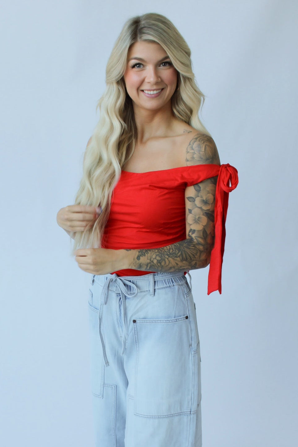 Coming Soon! Scarlett One-Shoulder Top