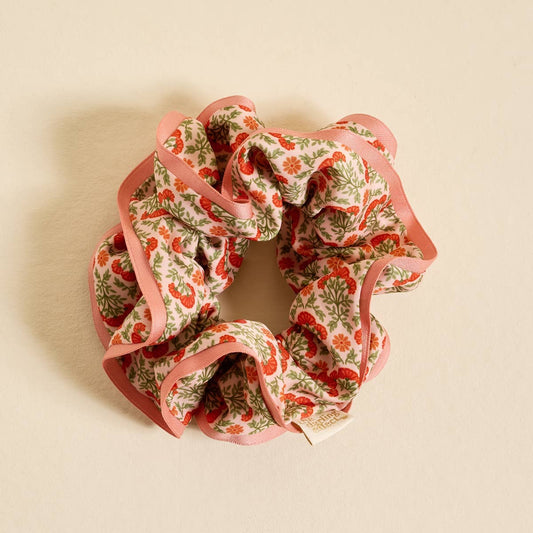 Ruffle Up Scrunchie - Everbloom Dusty Rose