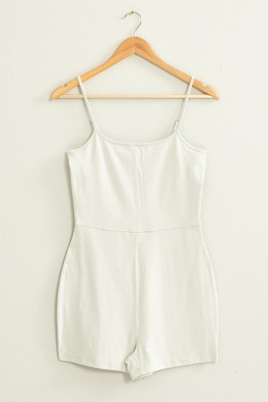 Love me Fitted Sleeveless Romper