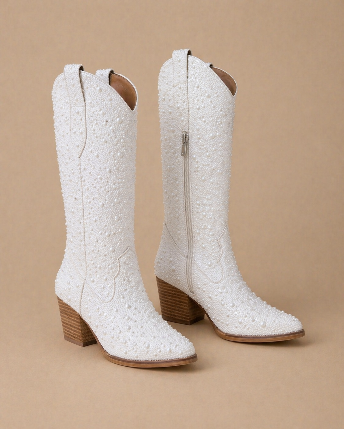 Luxe Pearl Western Boot