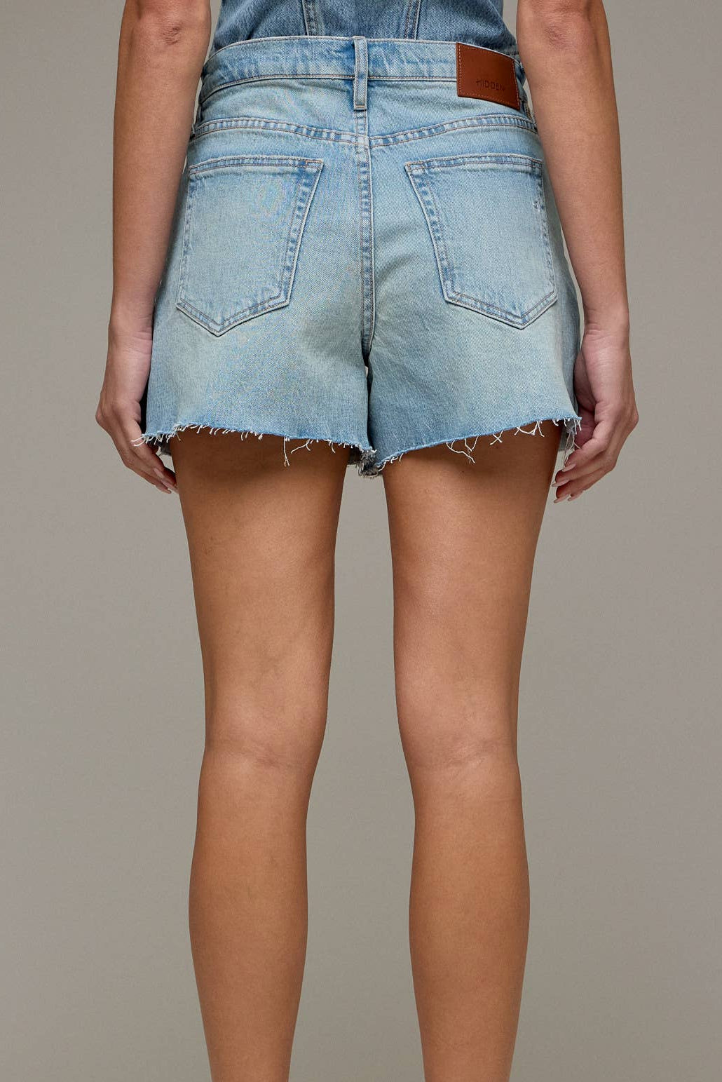 Take It Easy A-Line Denim Shorts