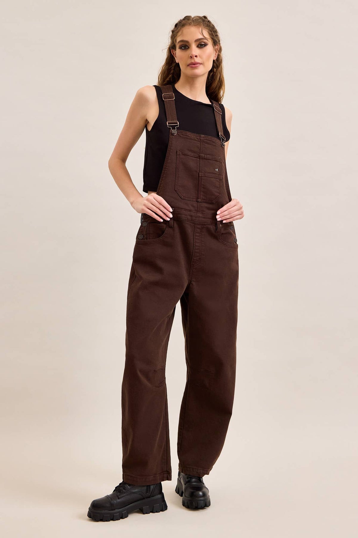 Espresso Barrel Overalls