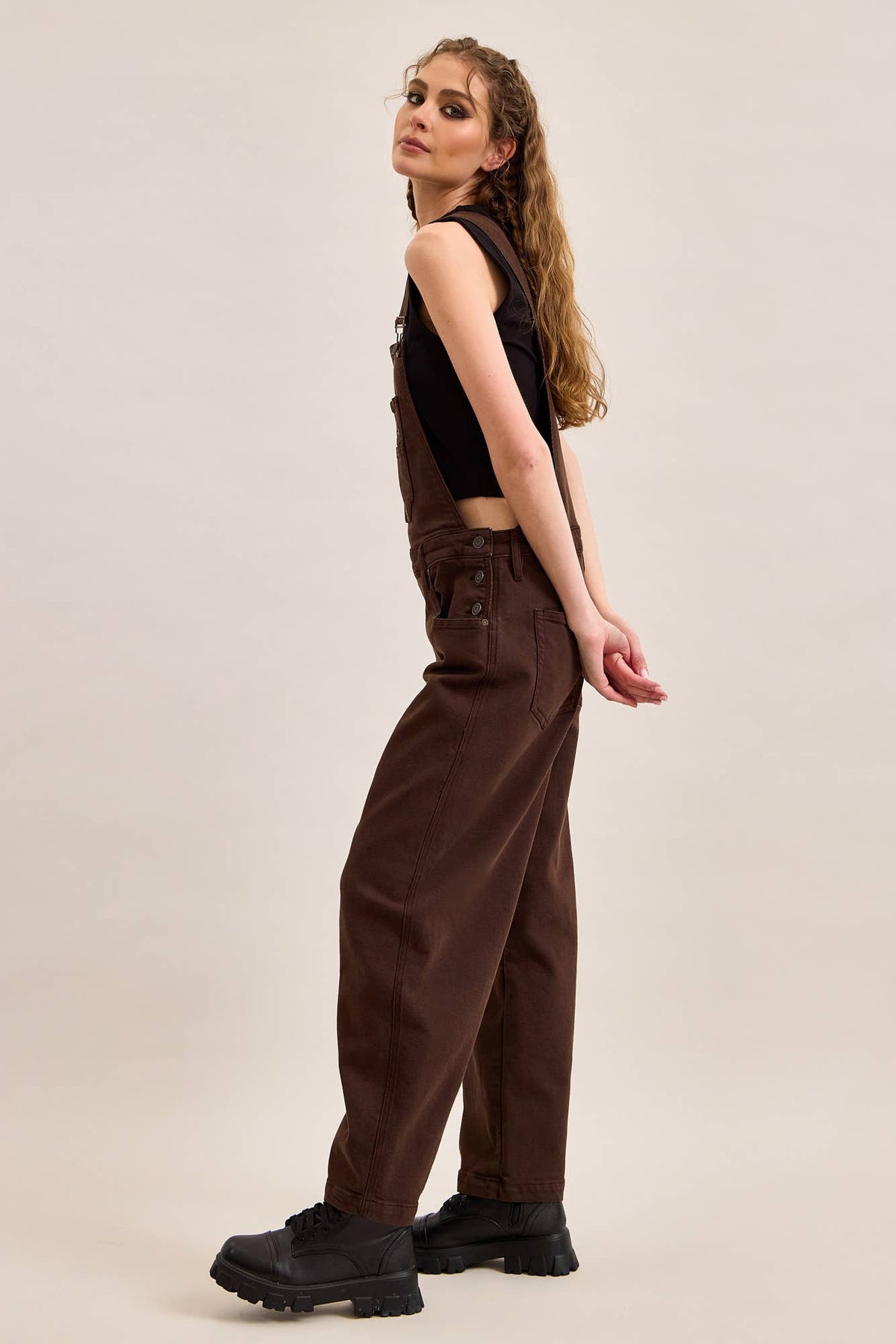 Espresso Barrel Overalls