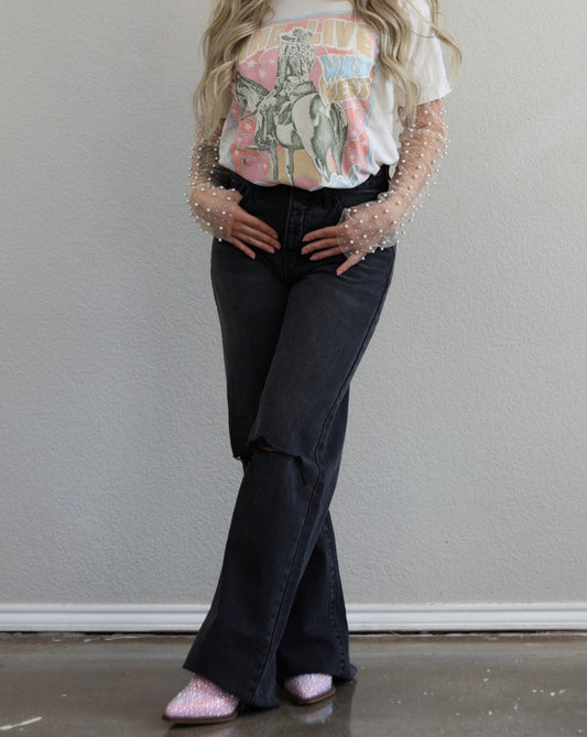 Ultra High Rise 90's Flare Jeans