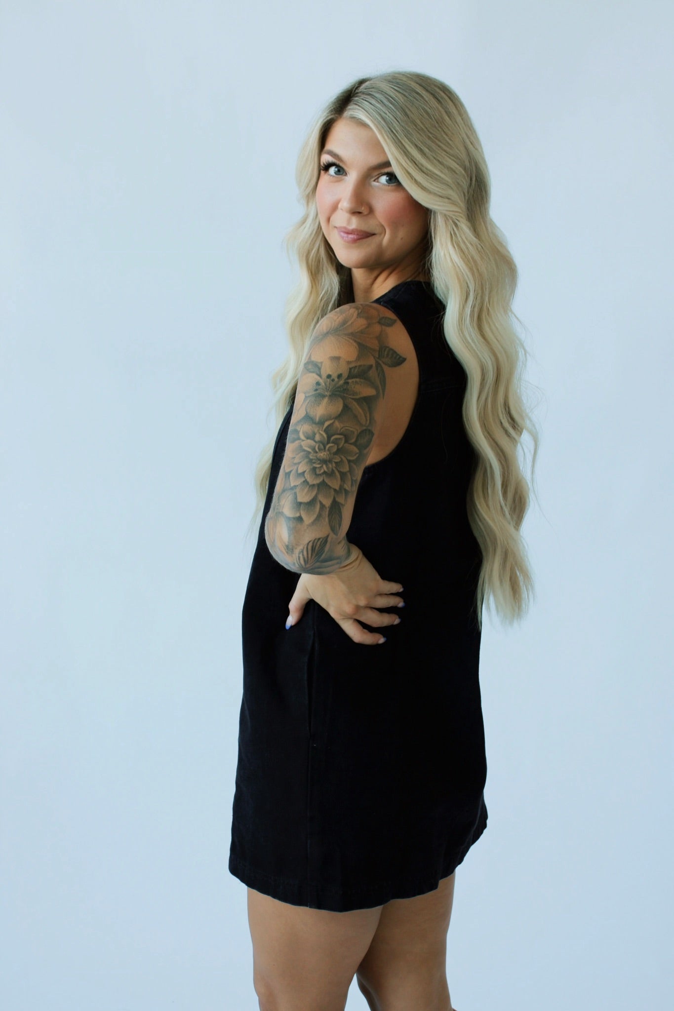 Coming Soon! Midnight Oversized Denim Dress 🖤