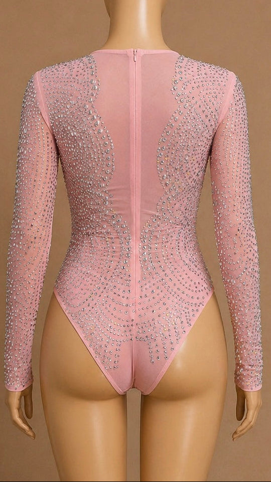 The Champagne Sparkle Bodysuit