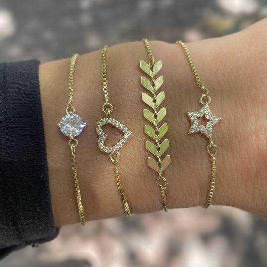 Ellie Star Slider Bracelet