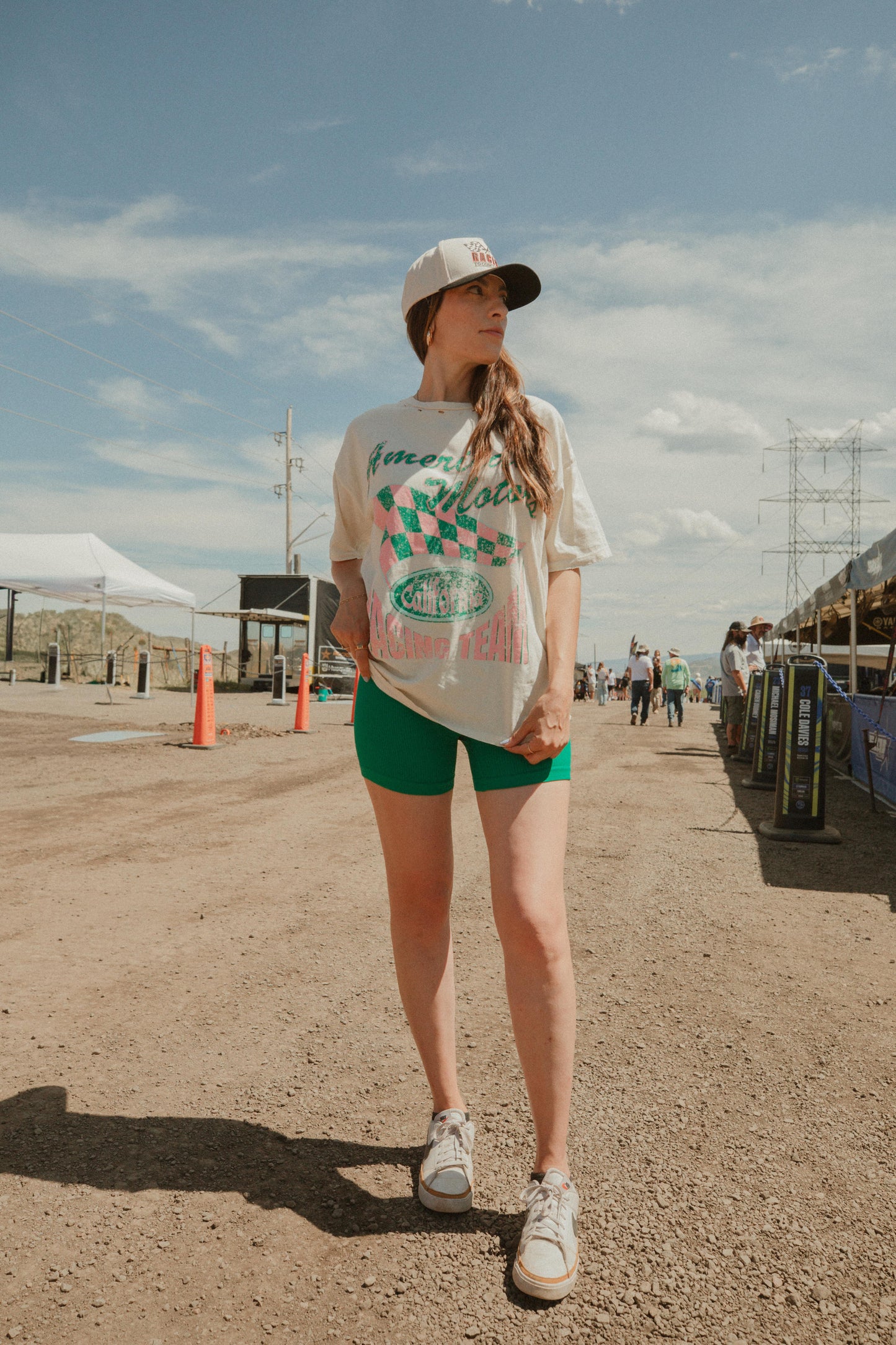Racing Team Oversized Graphic Tee
