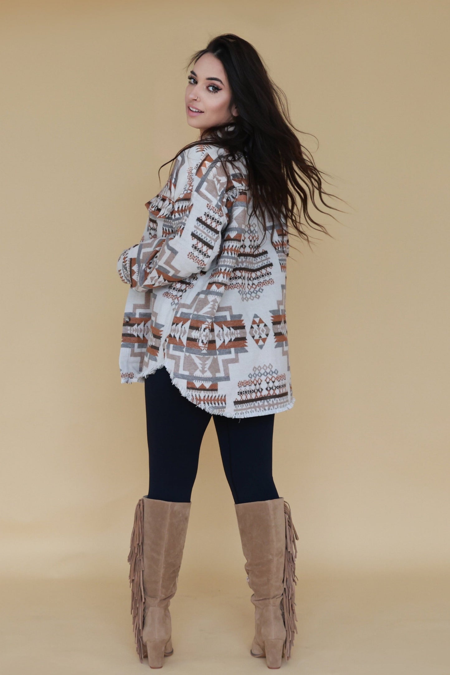 Aztec Western Shacket