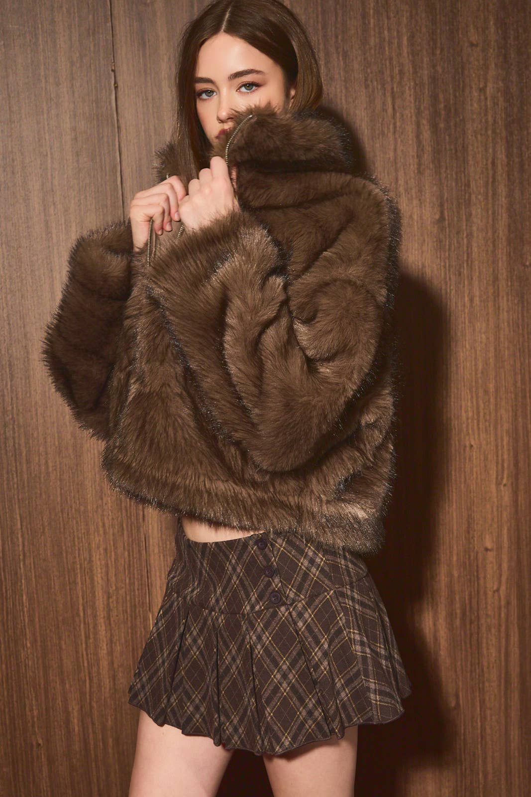 Brown Sugar Faux Fur Jacket