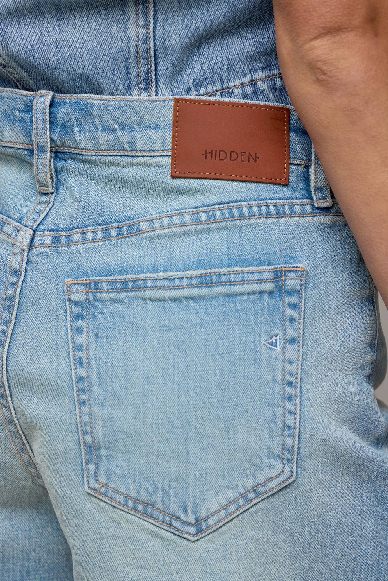 Take It Easy A-Line Denim Shorts