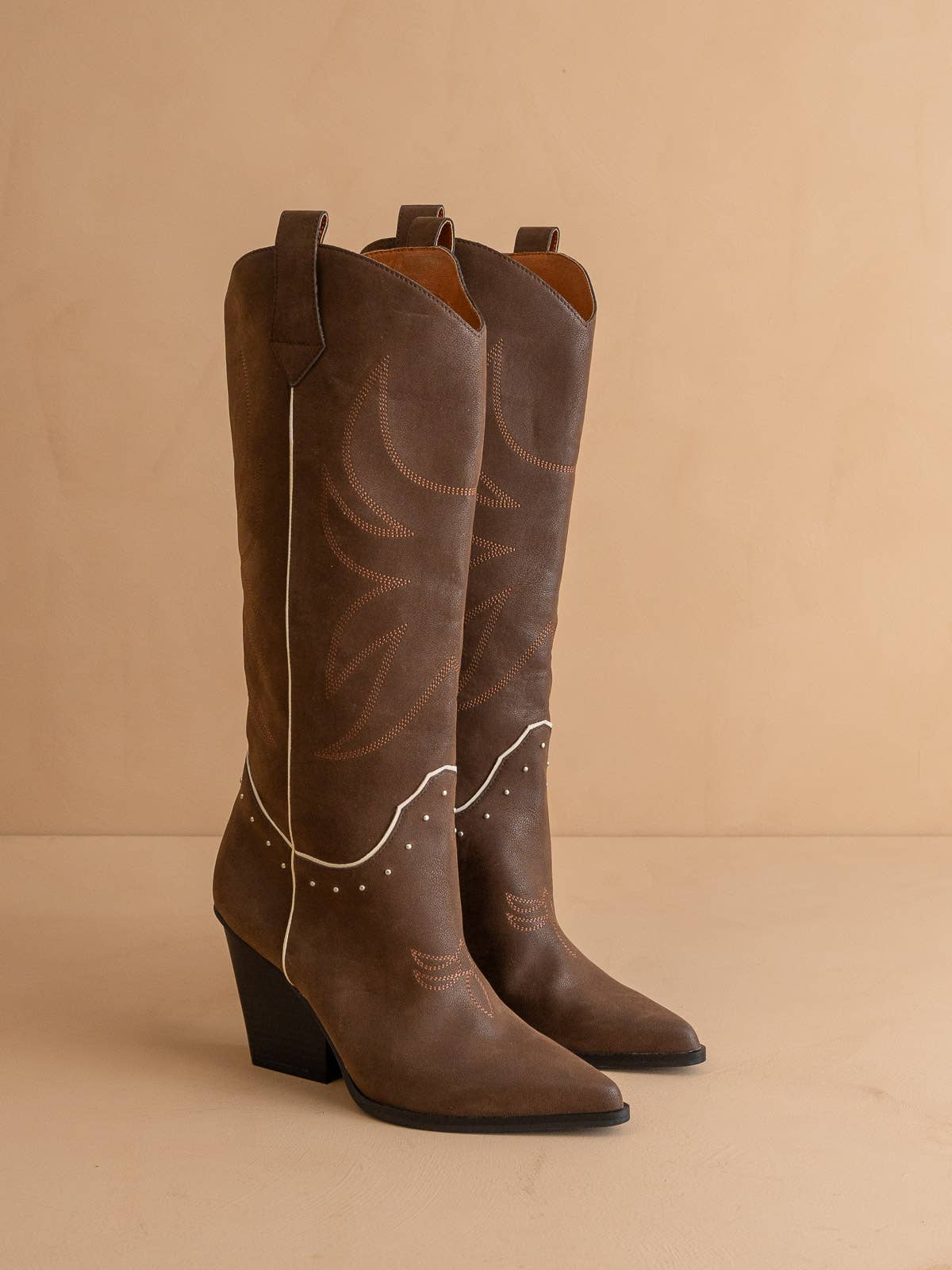 The Ashton Coffee Cowboy Boots