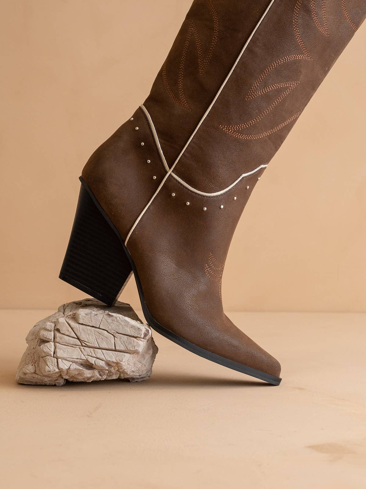 The Ashton Coffee Cowboy Boots