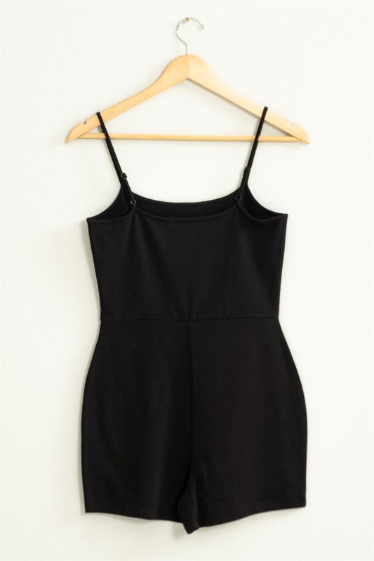 Love me Fitted Sleeveless Romper